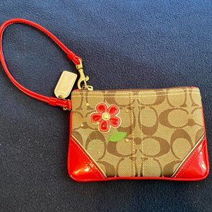 Coach wristlet (vintage, rare, + unique!)